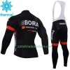 Maillot Cyclisme Hiver + Collant à Bretelles 2017 Bora-Hansgrohe Femme N003